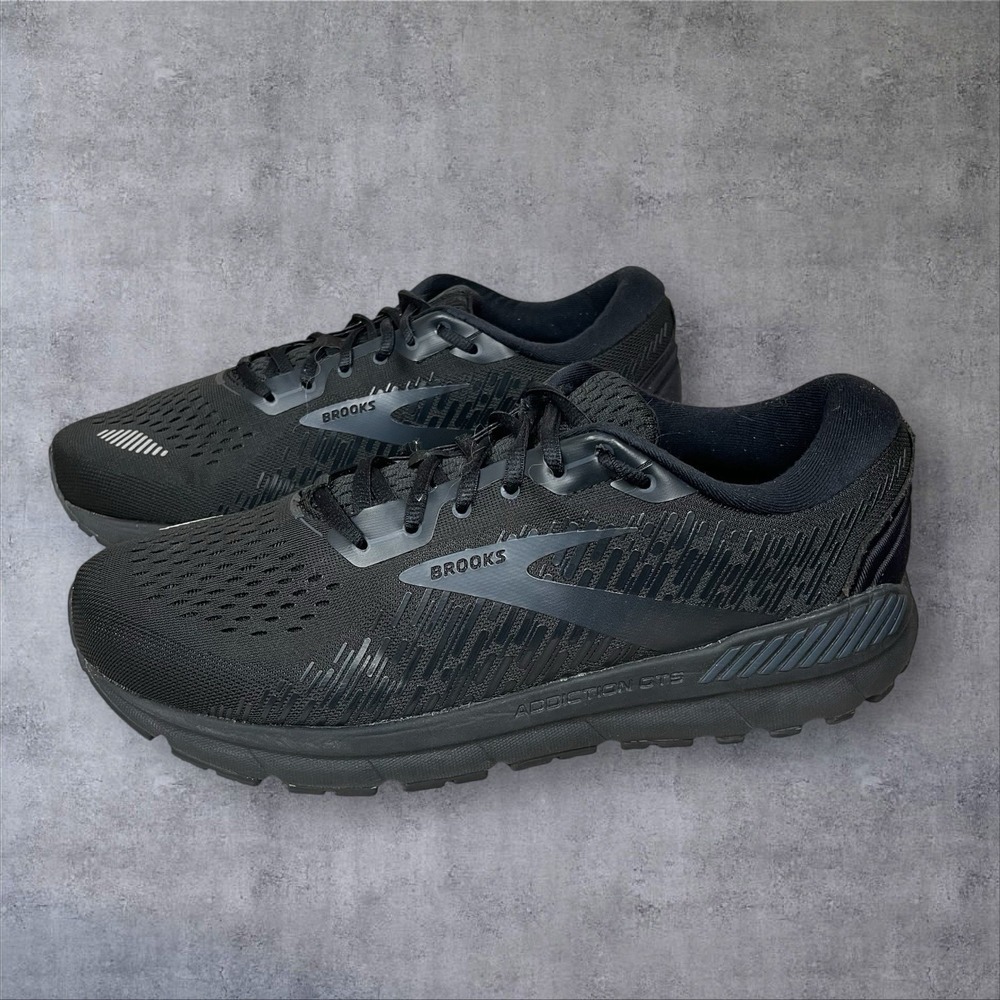 Brooks Addiction GTS 15 Mens Size 11.5EE Black Athletic Running Shoes Sneakers - Picture 4 of 9